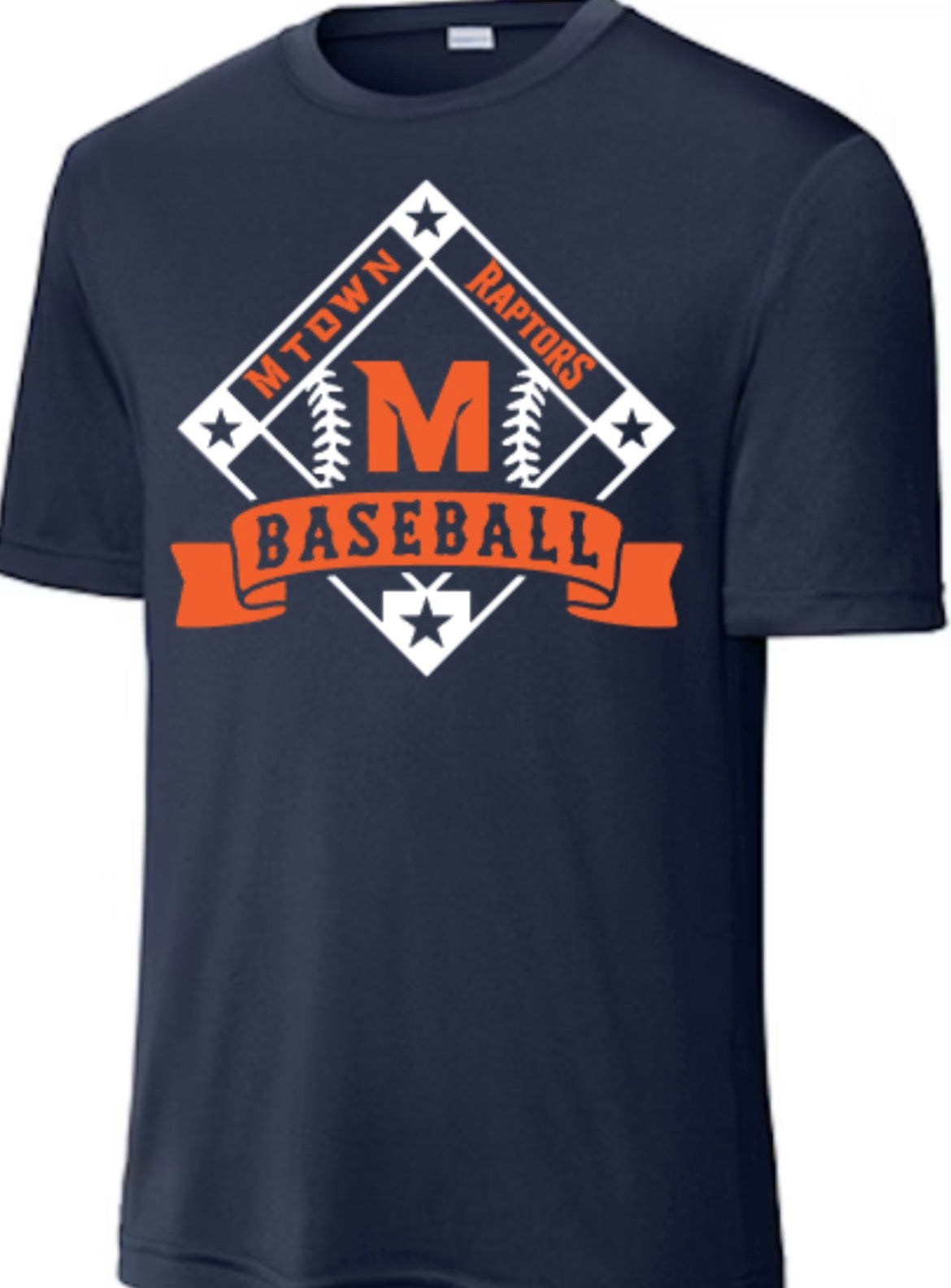 Raptors Baseball Diamond Performance Tee