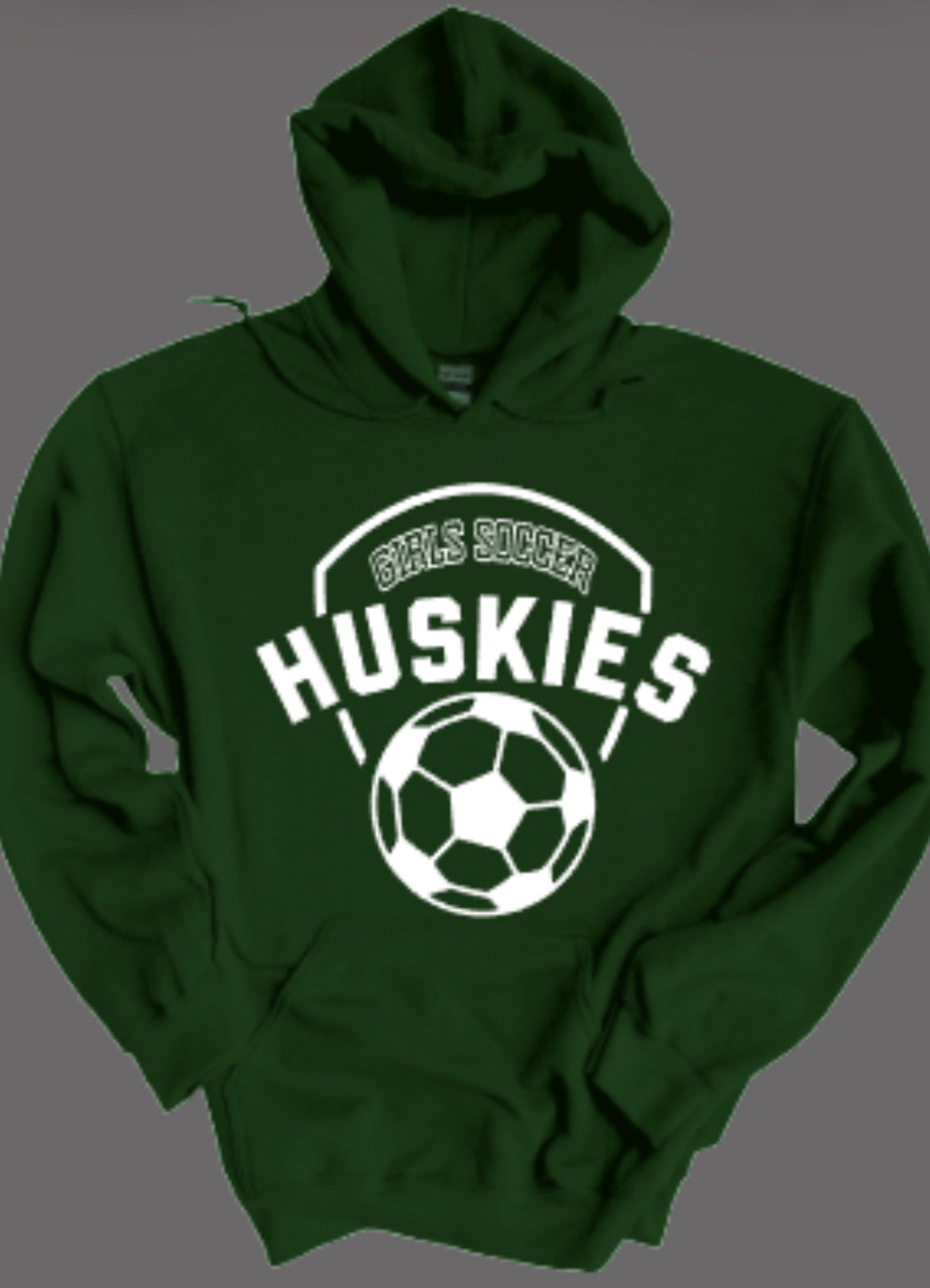 Huskies Girls Soccer Goalkeeper Fleece Hooded Sweatshirt