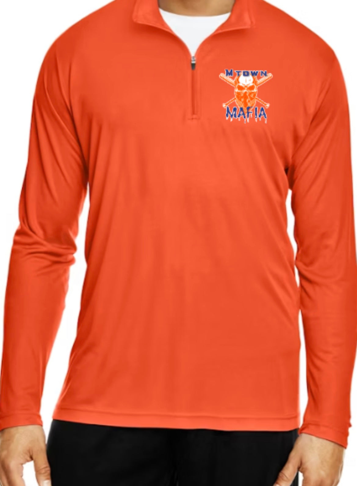 MTOWN Mafia Men's Zone Performance Quarter-Zip