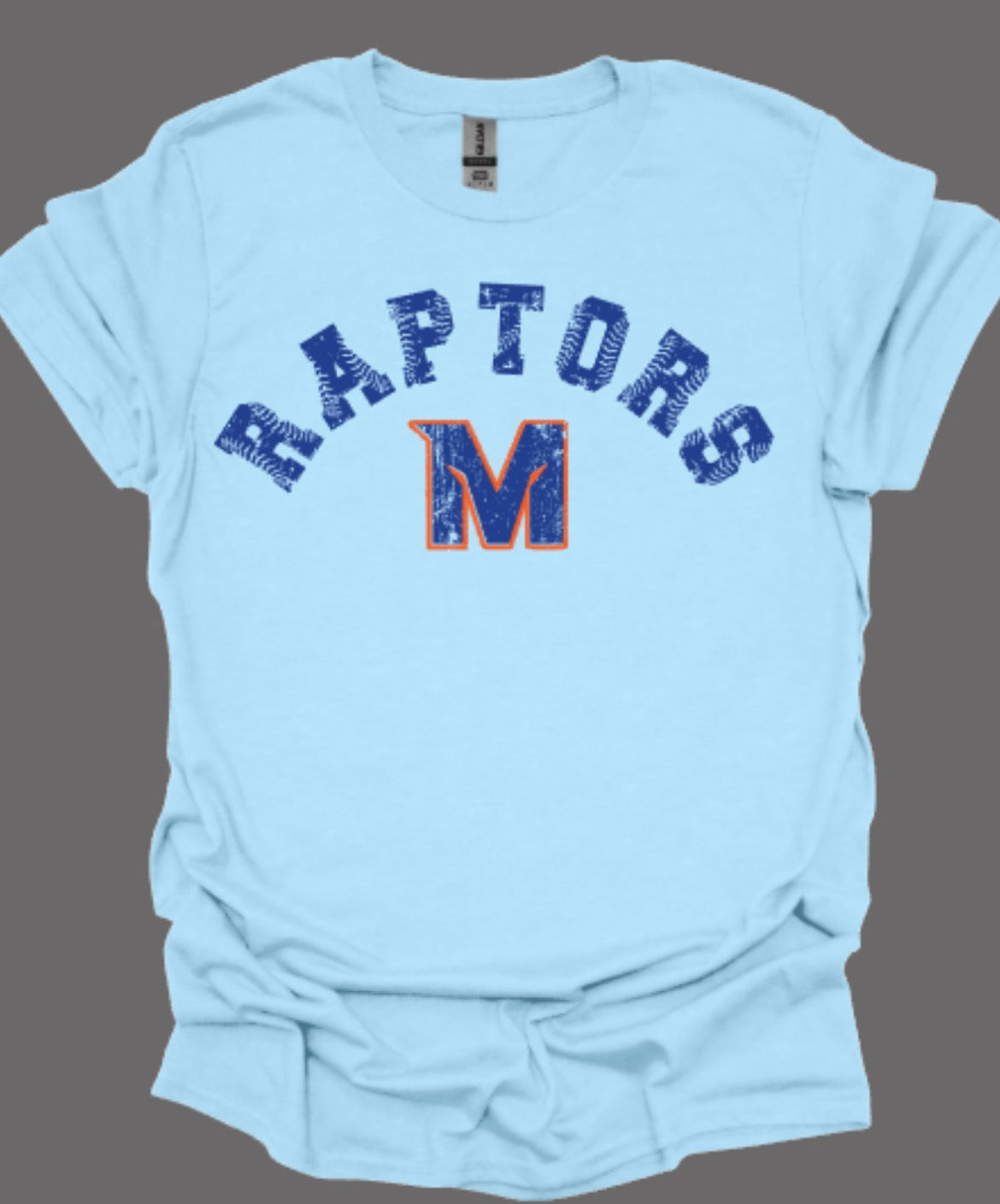 MTOWN Raptors Base Hit Softstyle Tee