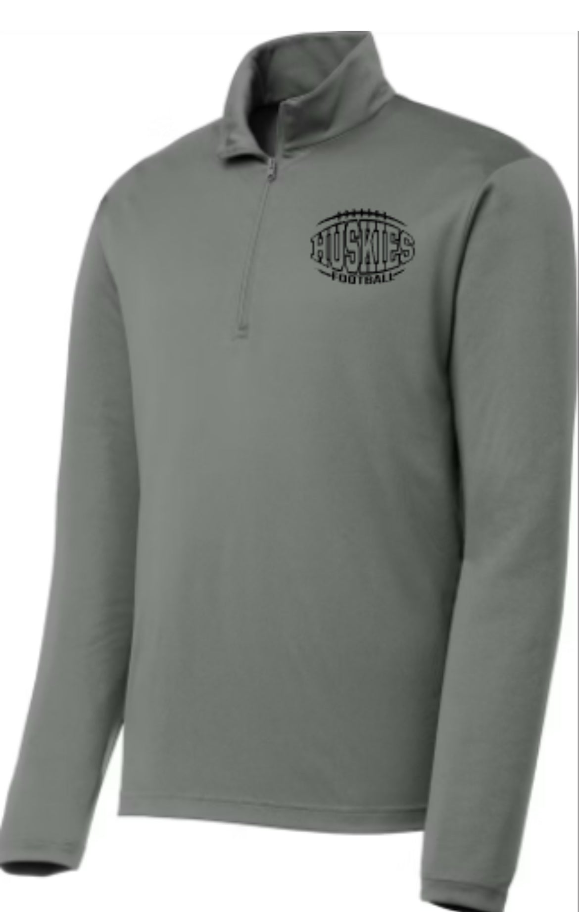 Football Huskies Quarter Zip Performance Pullover