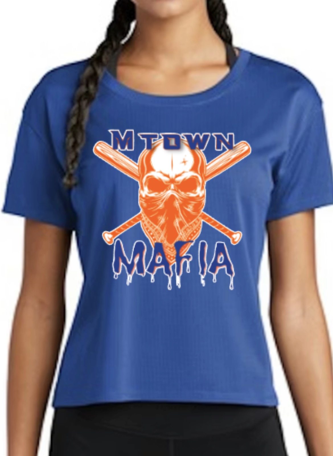 Mafia Logo Women's PosiCharge Draft Crop Tee