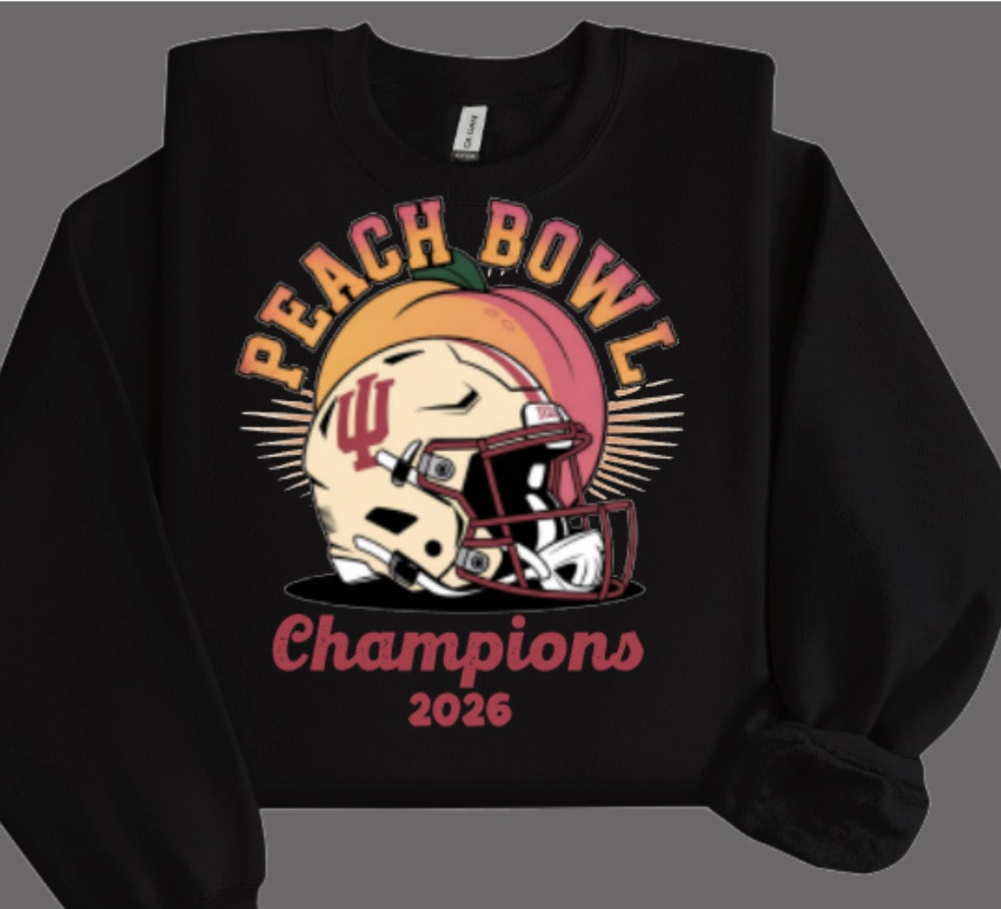 Indiana Peach Bowl Champions Crewneck Sweatshirt