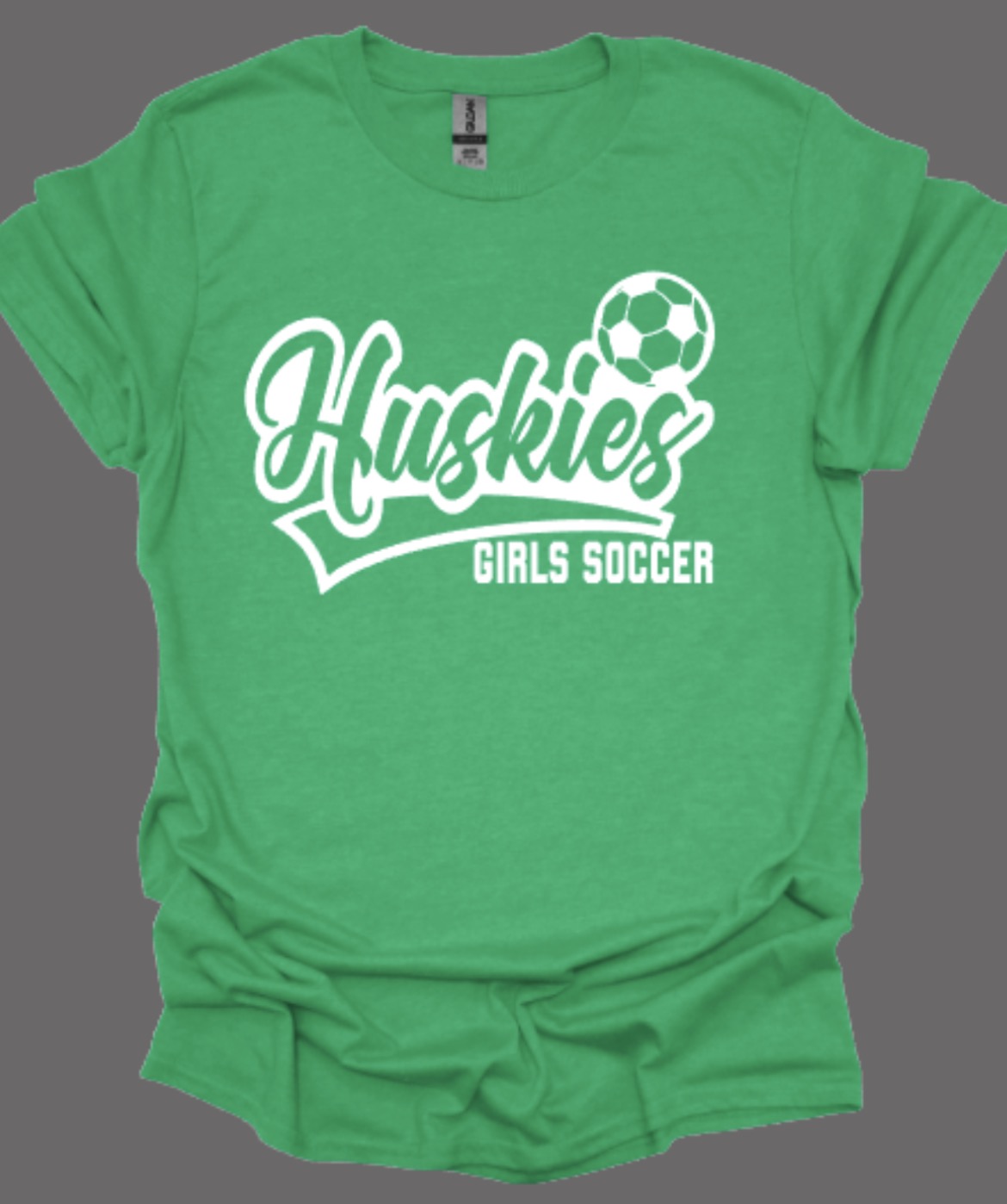 Huskies Girls Soccer Defender Softstyle Tee