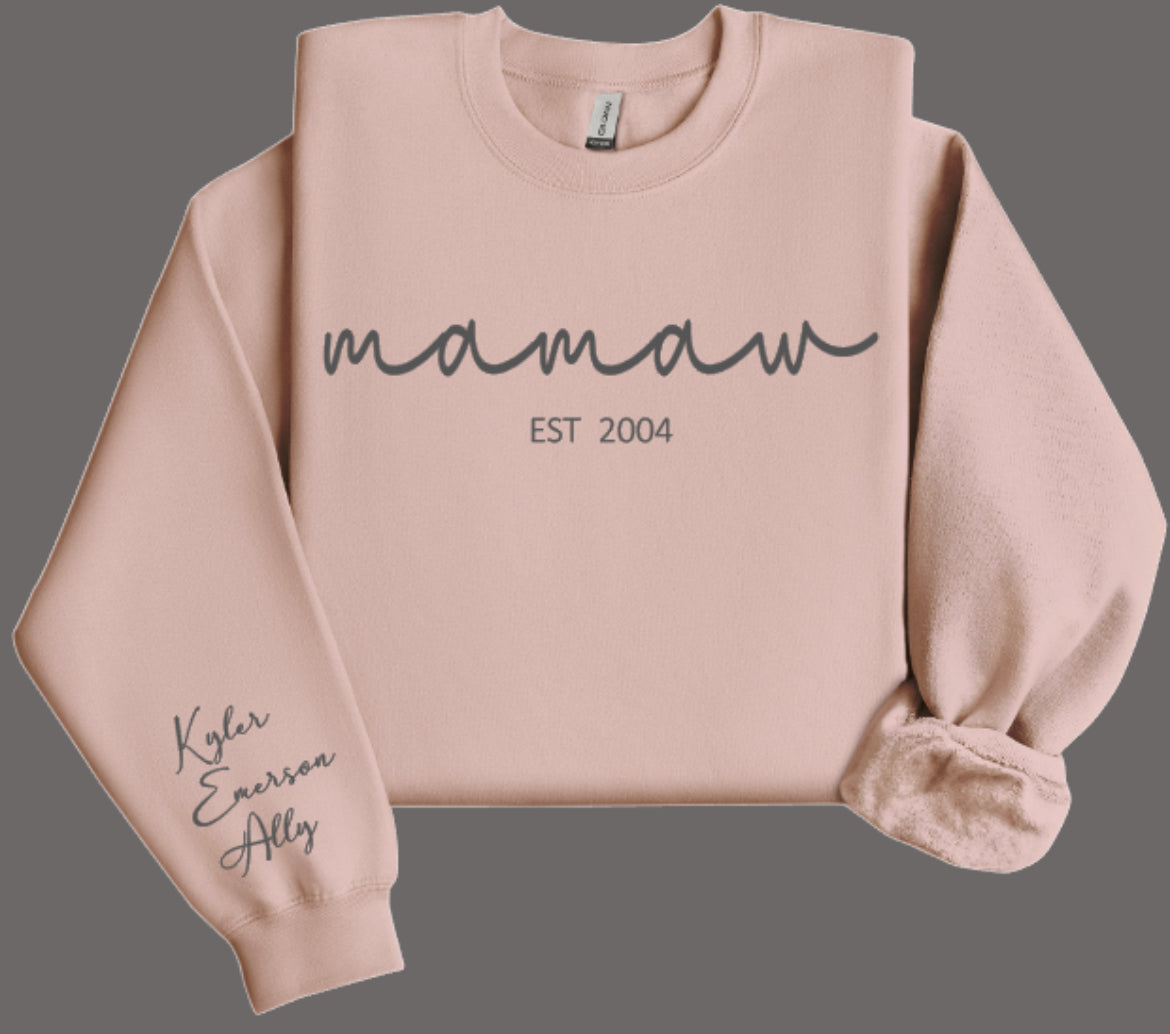 GRANDMA Custom Crewneck Sweatshirt