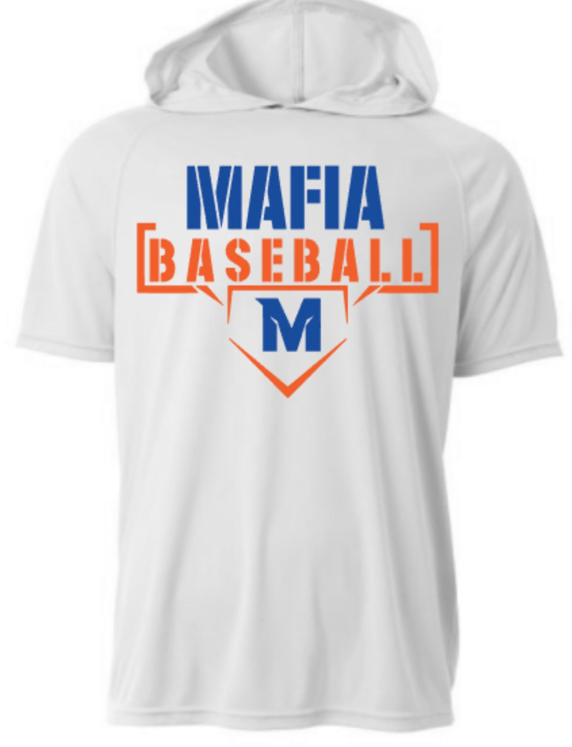 Mafia Baseball Short Sleeve Hooded Tee