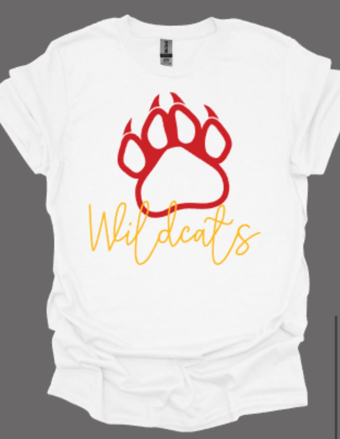 Wildcats Paw Softstyle Tee