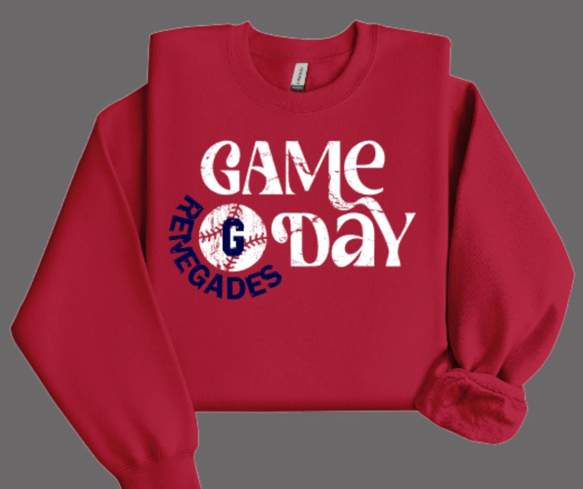 Golfmoor Renegades Game Day Crewneck Sweatshirt