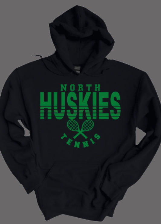 Huskies Tennis Fleece Hooded Sweatshirt