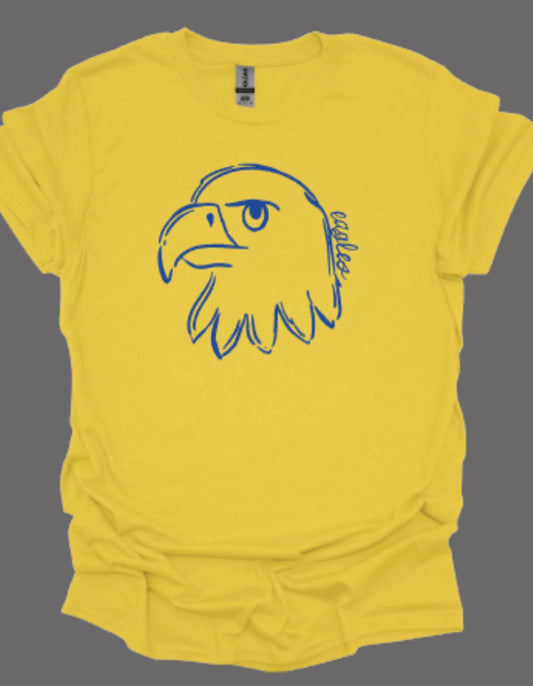 Eagles Sketch Softstyle Tee