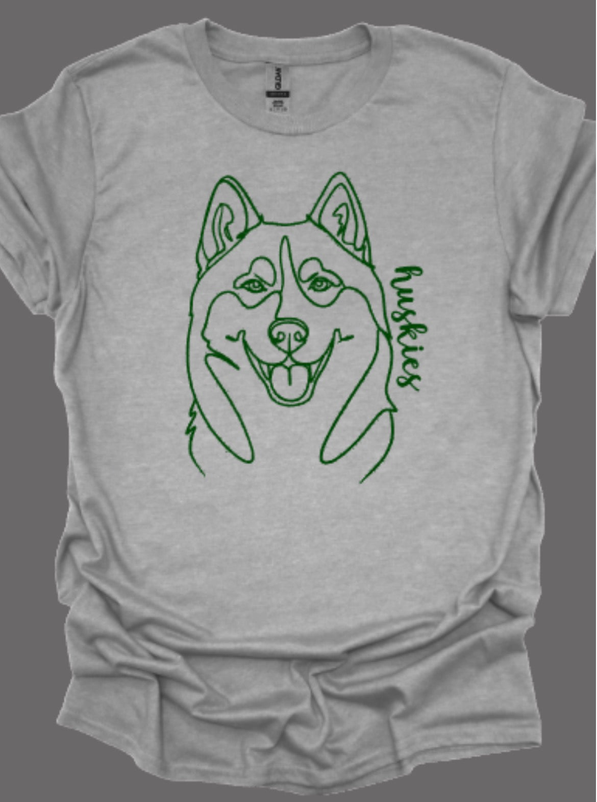 Huskies Sketch Softstyle Tee