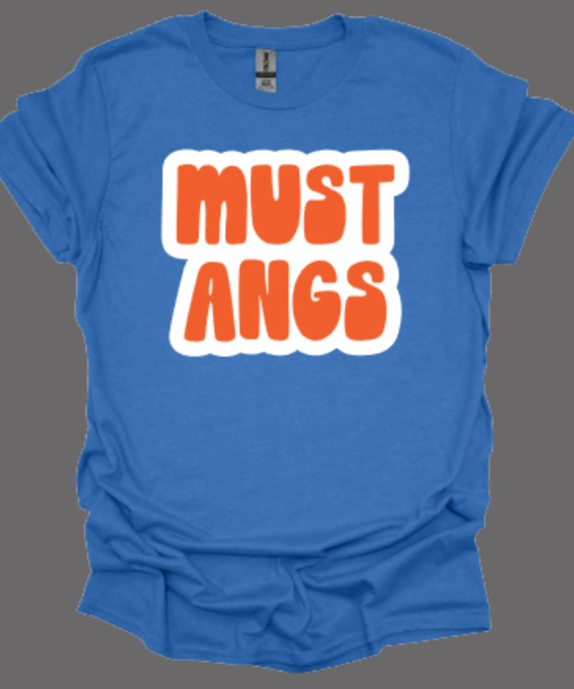 Mustangs Groovy Softstyle Tee