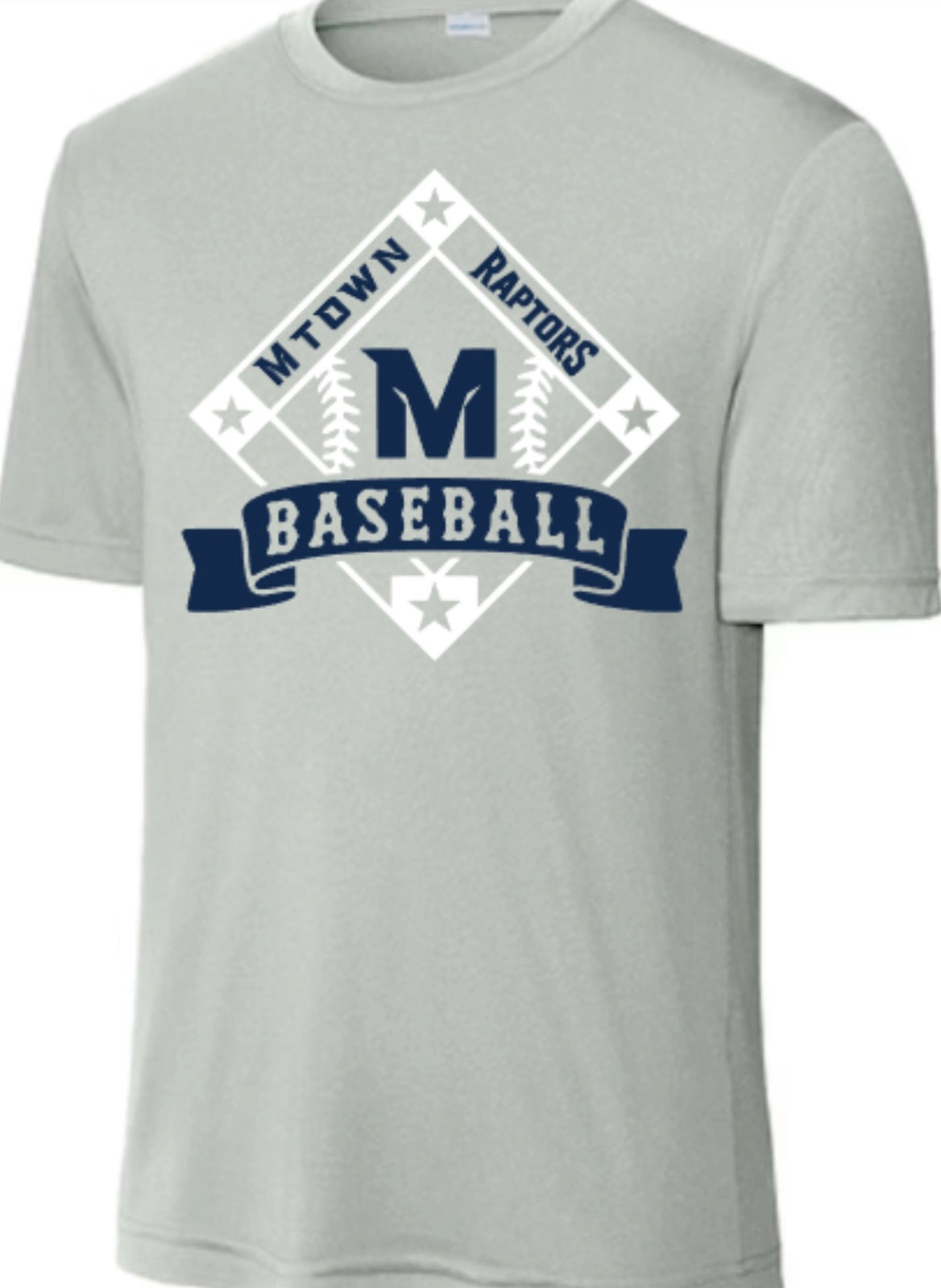 Raptors Baseball Diamond Performance Tee