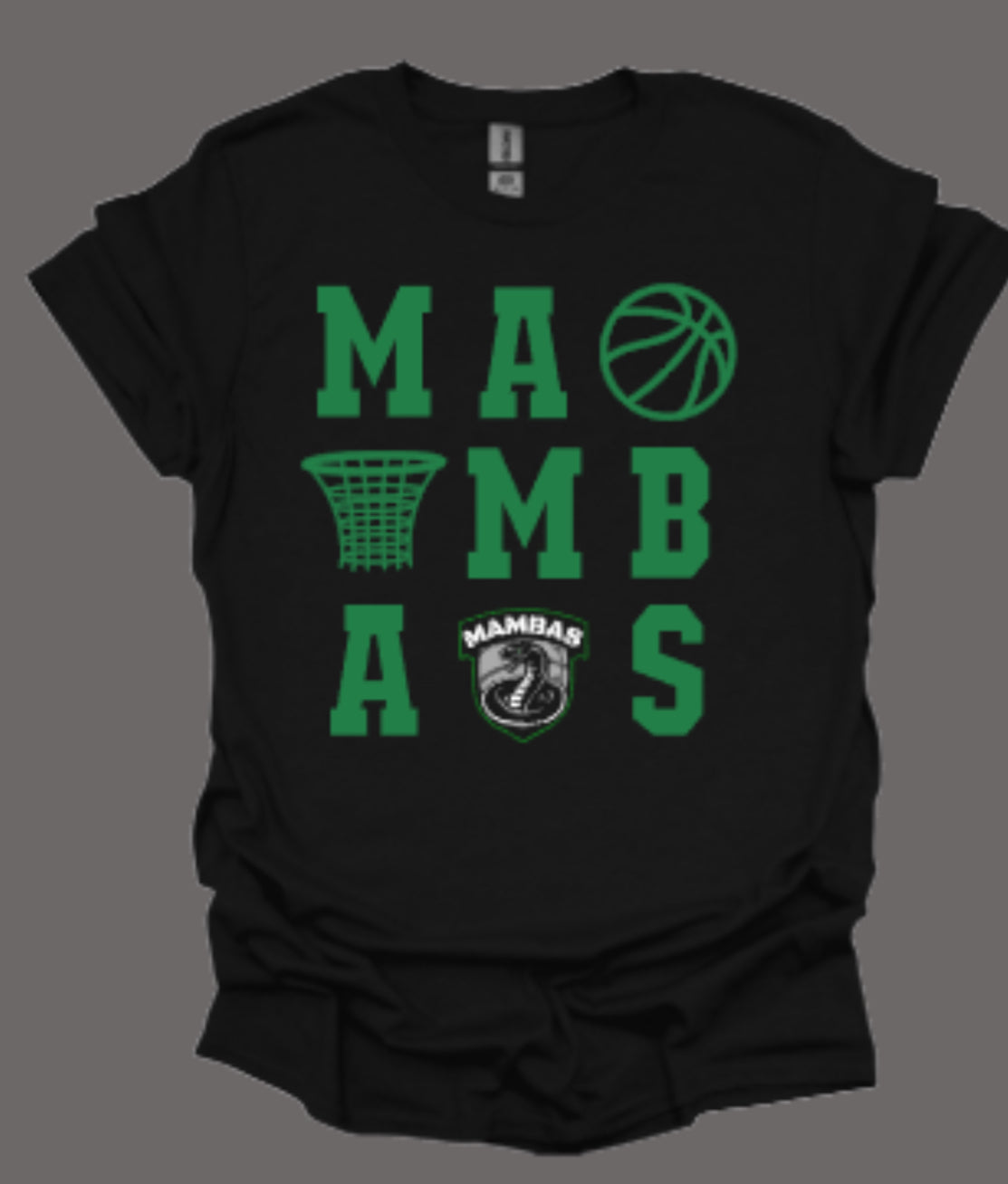 Mambas Basketball Alley-Oop Softstyle Tee
