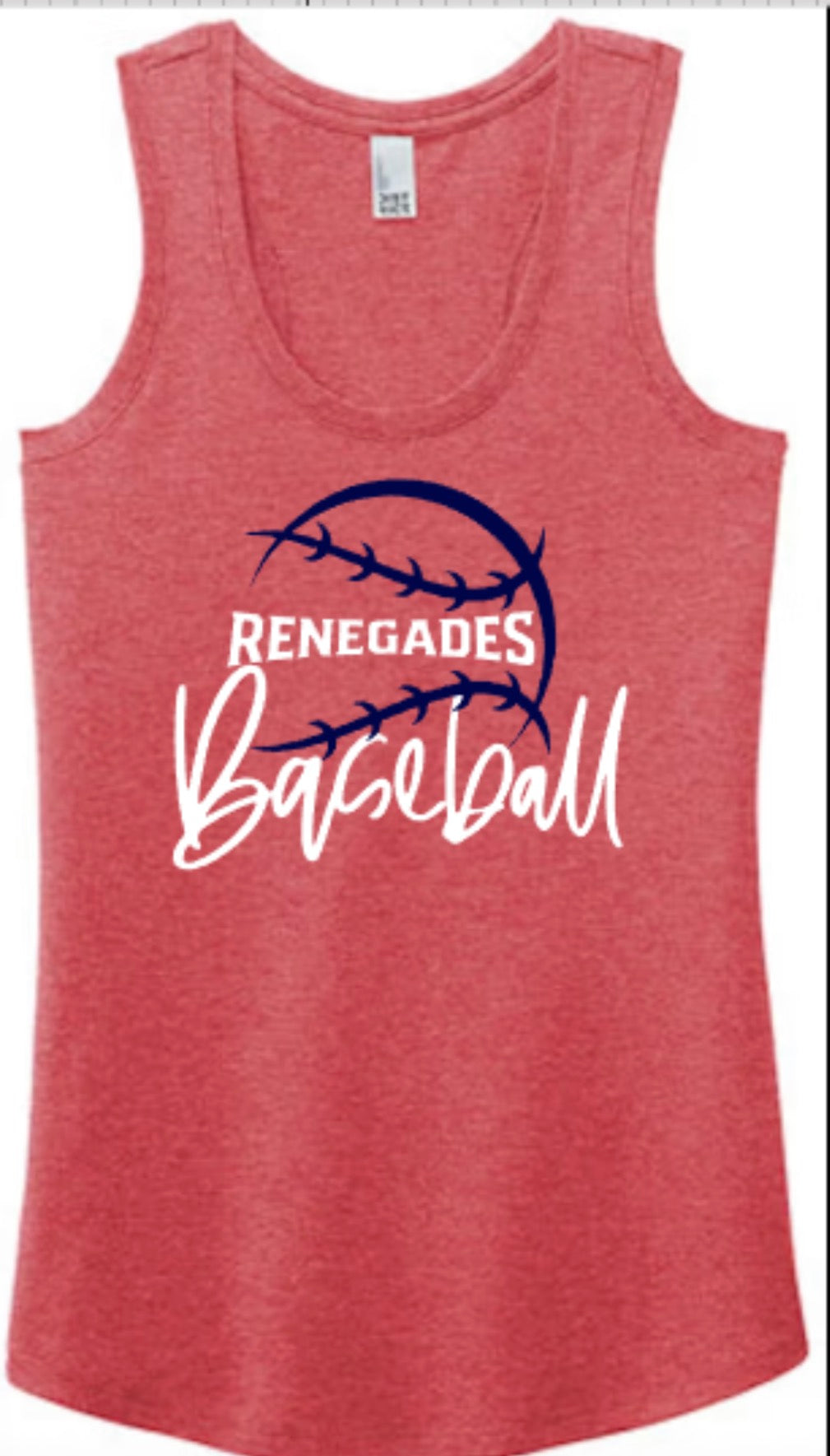 Golfmoor Renegades Dinger Women's Perfect Tri Racerback Tank