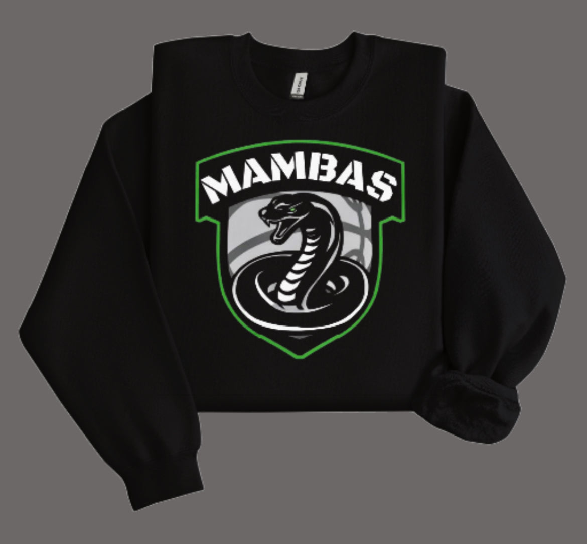 Mambas Basketball Logo Crewneck Sweatshirt