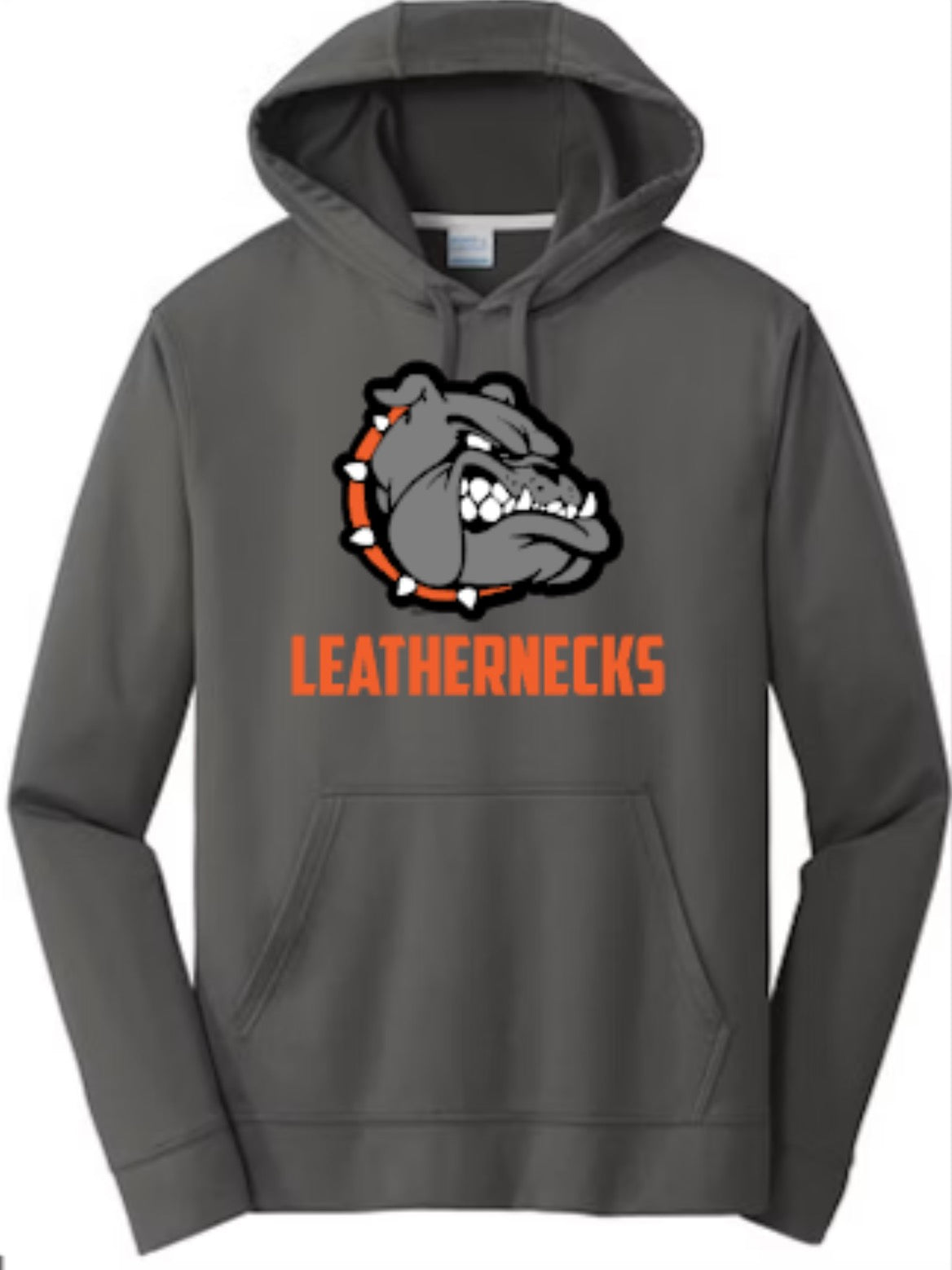Leathernecks Logo Unisex Performance Fleece Pullover Hooded Sweatshirt
