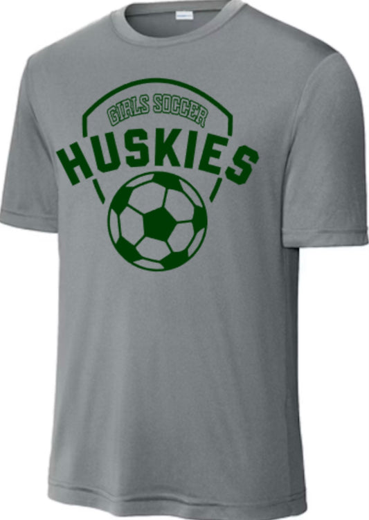 Huskies Girls Soccer Goalkeeper Cooling Performance Tee