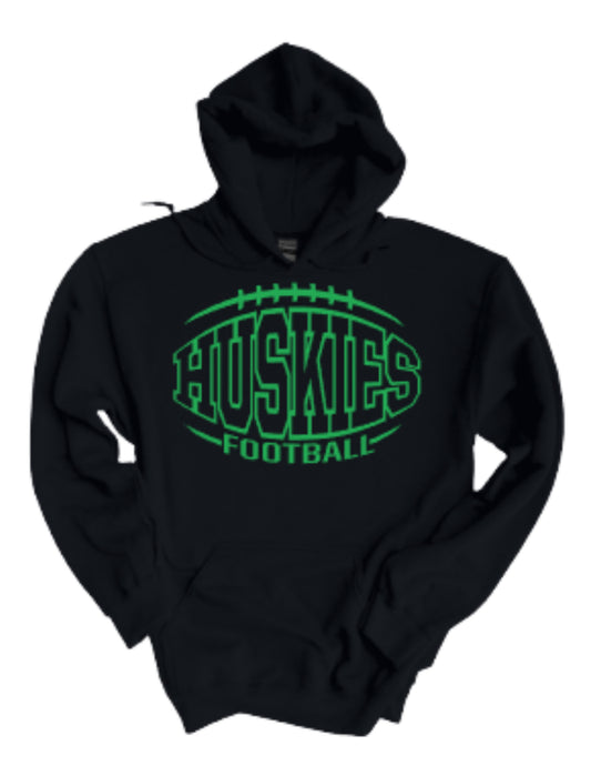 Huskies Football Hooded Fleece Sweatshirt