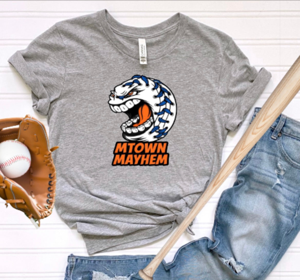 MTOWN Mayhem Logo Softstyle Tee