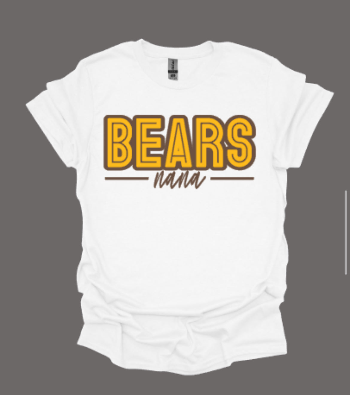 CENTRAL BEARS GRANDMA Custom Softstyle Tee