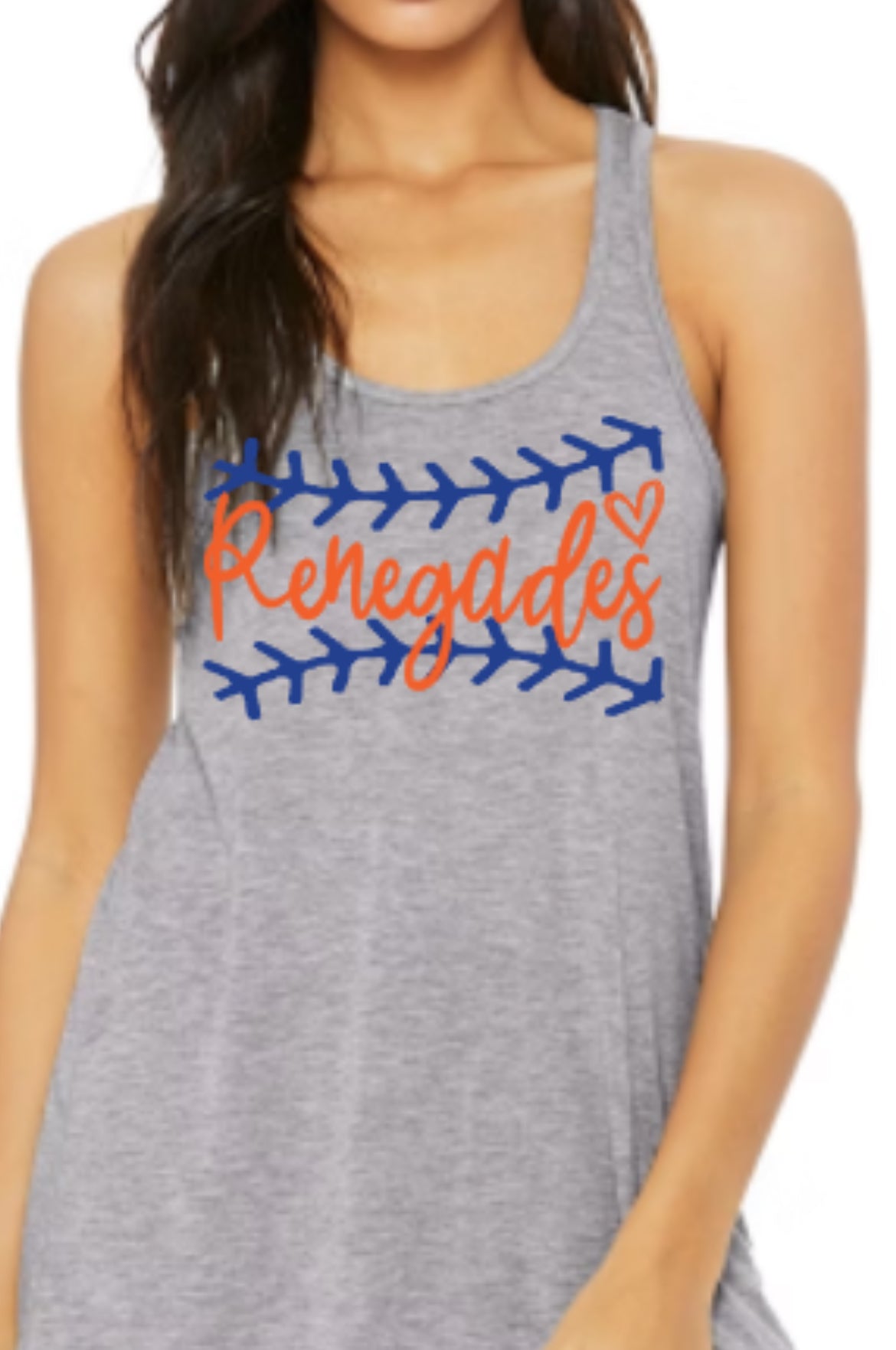 RENEGADES Stitch Ladies’ Flowy Racerback Tank