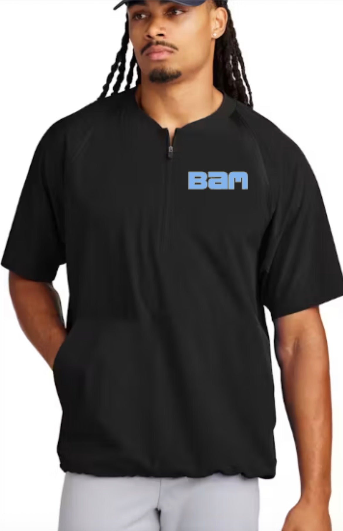 BAM 1/2-Zip Short Sleeve Jacket