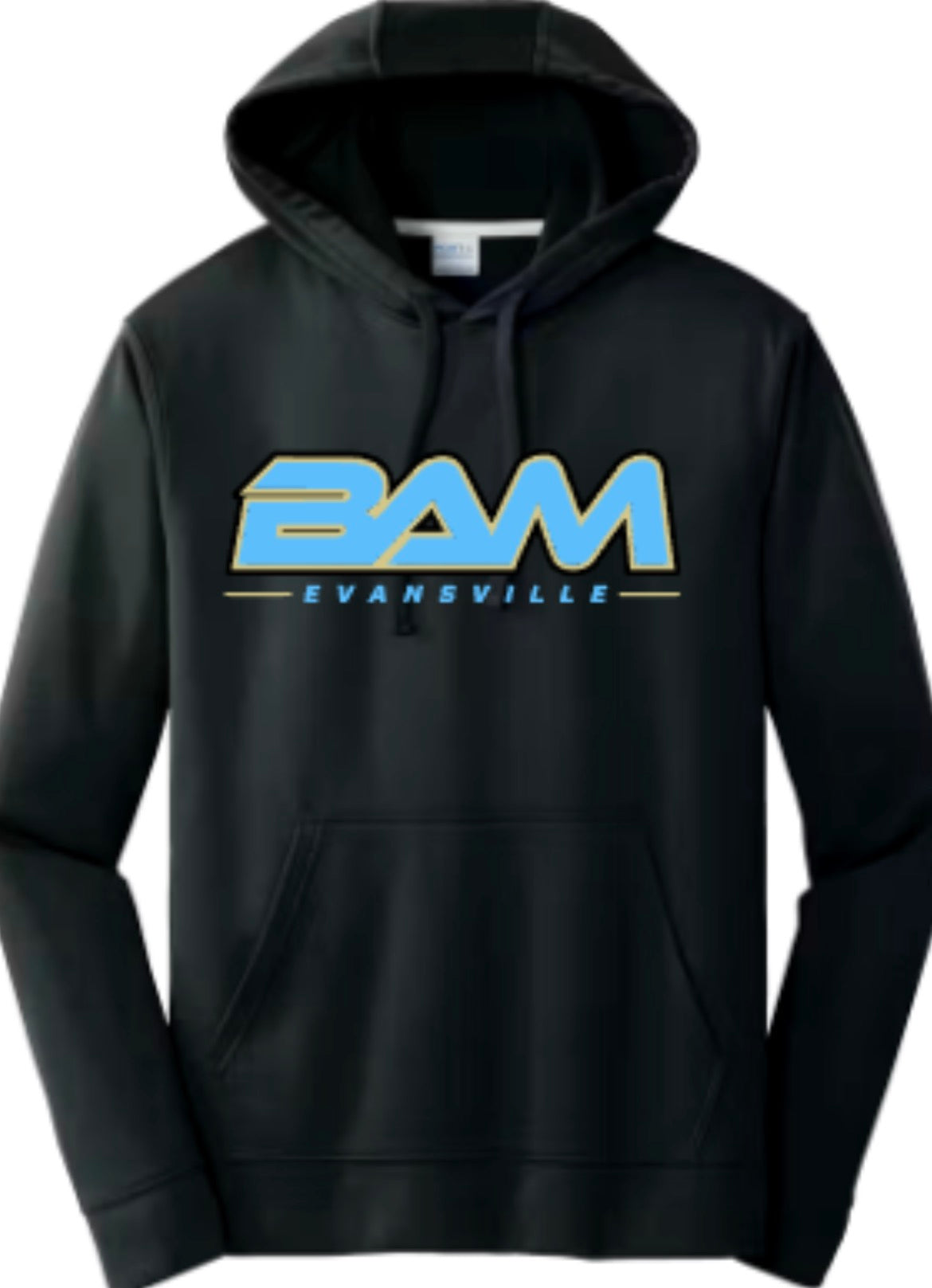BAM Evansville Unisex Performance Fleece Pullover Hooded Sweatshirt
