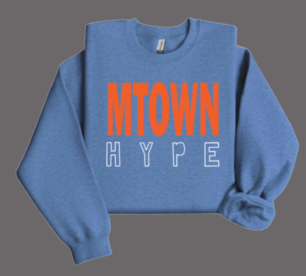 MTOWN Hype Extra Innings Crewneck Sweatshirt