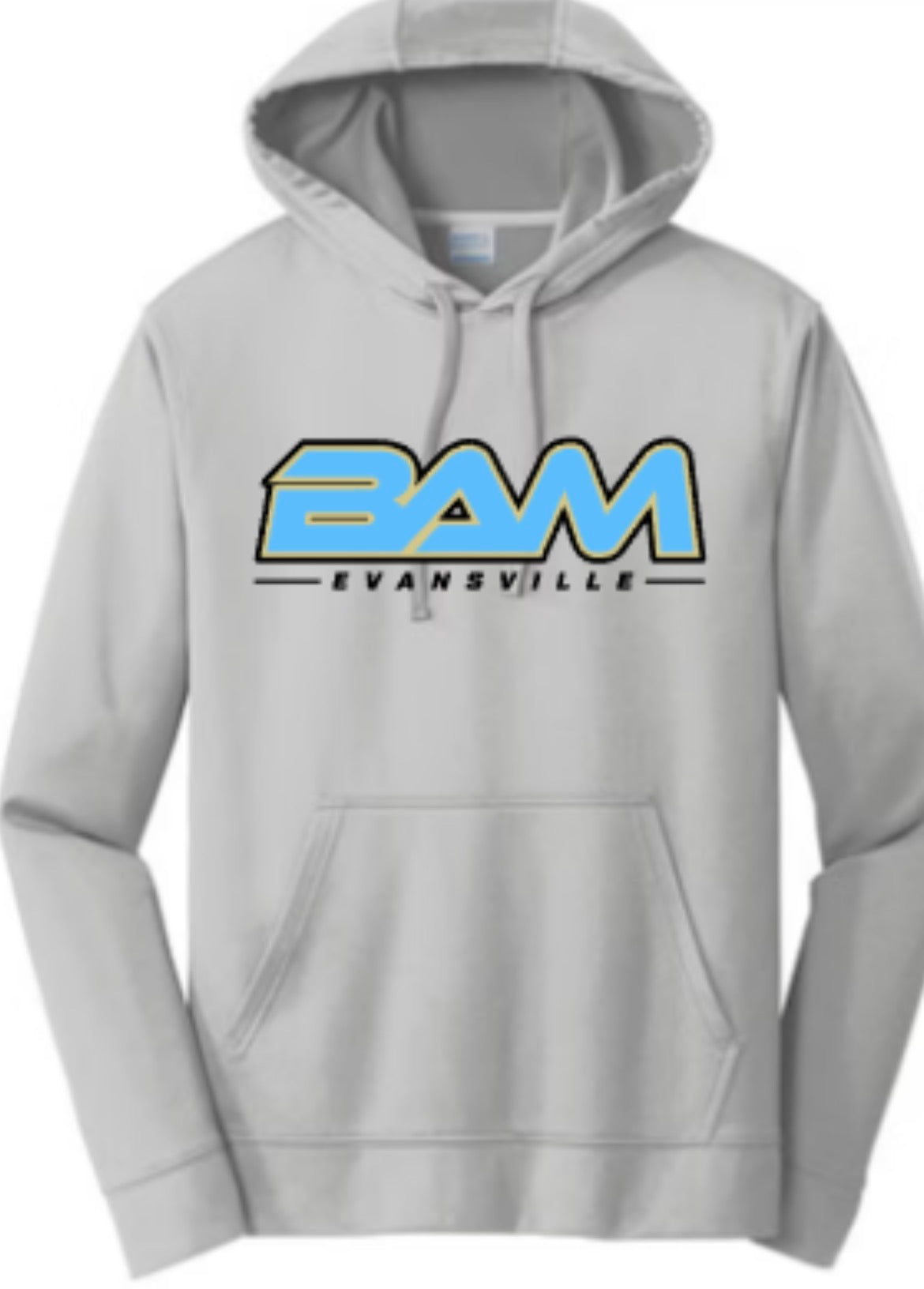 BAM Evansville Unisex Performance Fleece Pullover Hooded Sweatshirt
