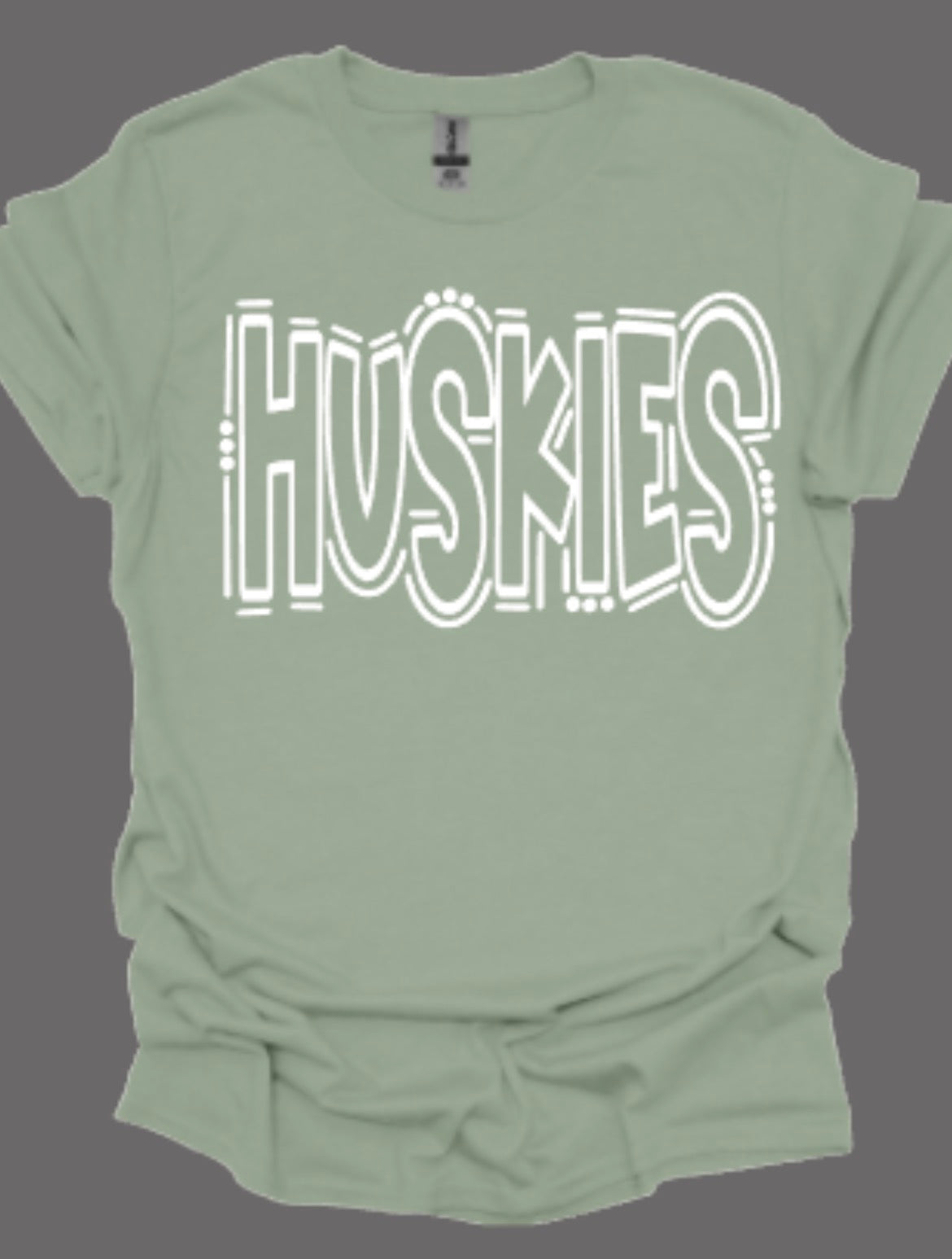 Huskies Doodle Softstyle Tee