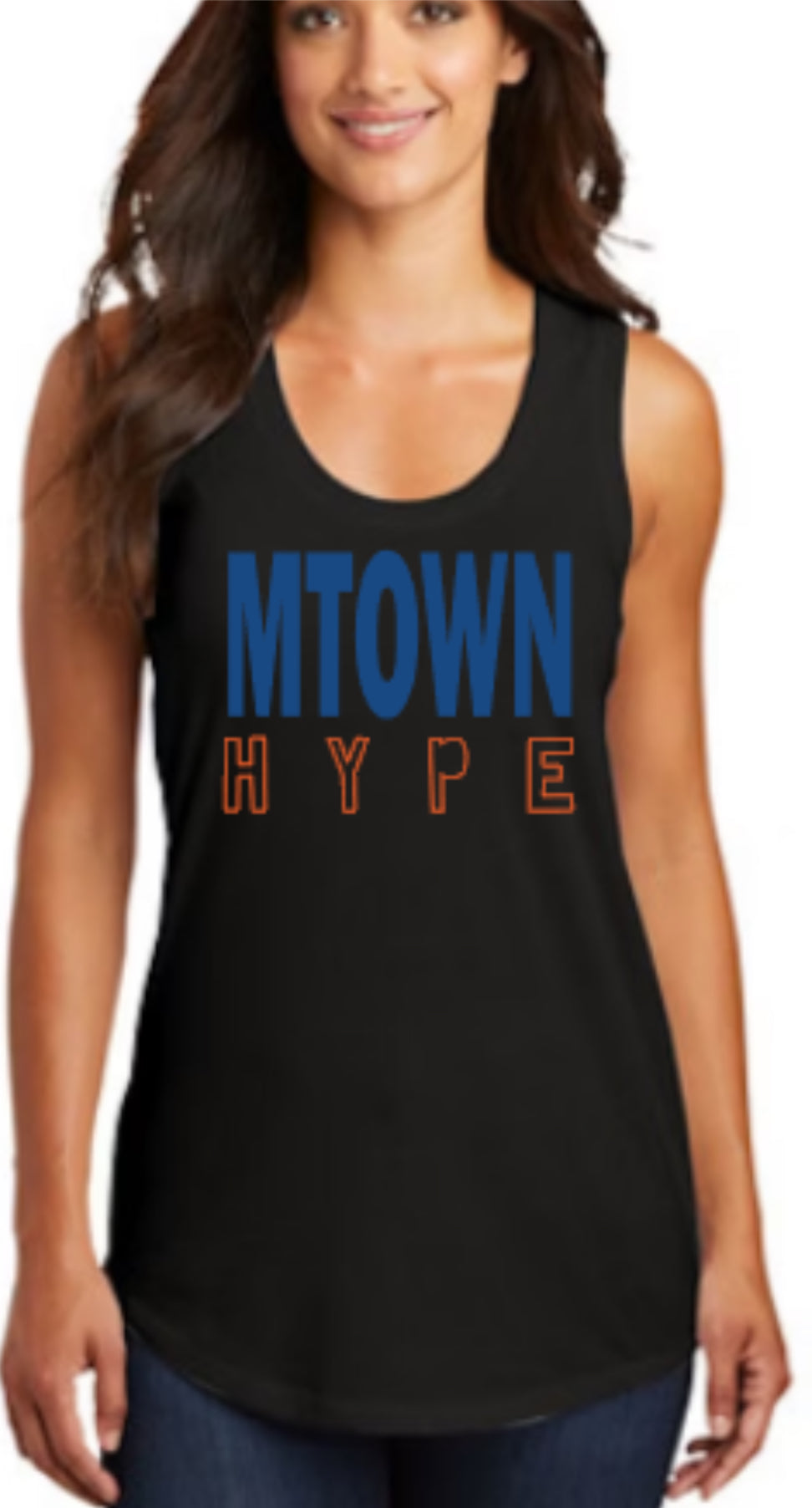 MTOWN Hype Extra Innings Women's Perfect Tri Racerback Tank