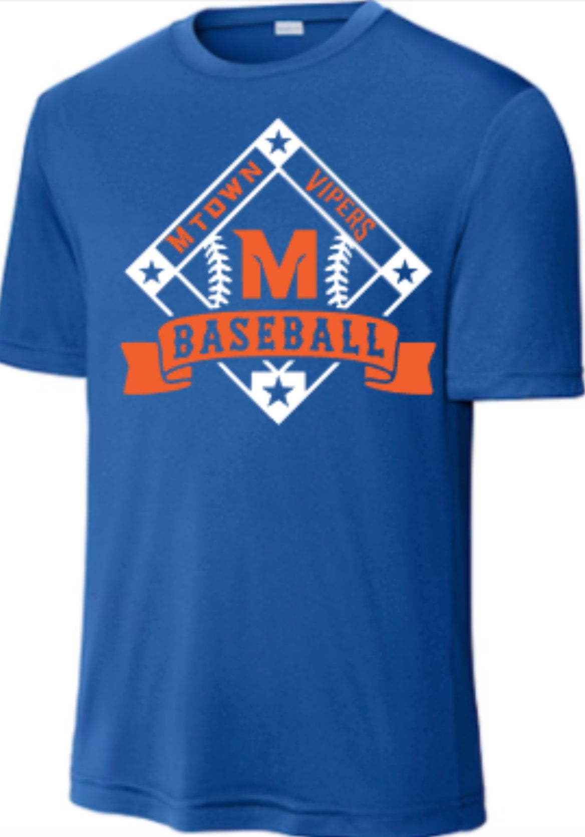 Vipers Baseball Diamond Performance Tee