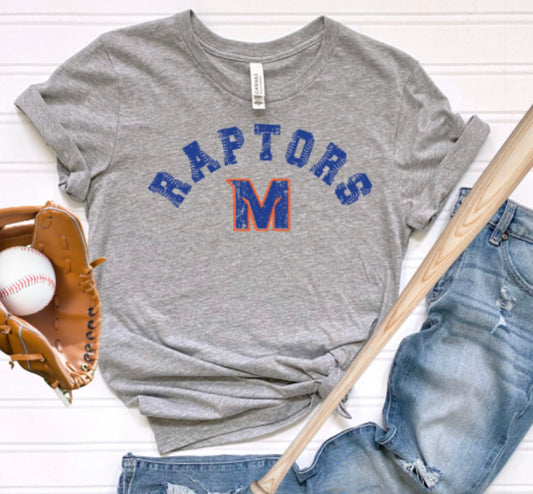 MTOWN Raptors Base Hit Softstyle Tee