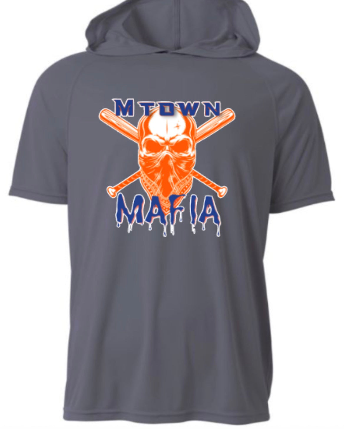 Mafia Logo Short Sleeve Hooded Tee