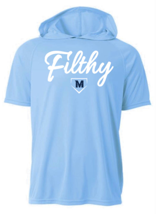 FILTHY MTown Short Sleeve Hooded Tee-YOUTH