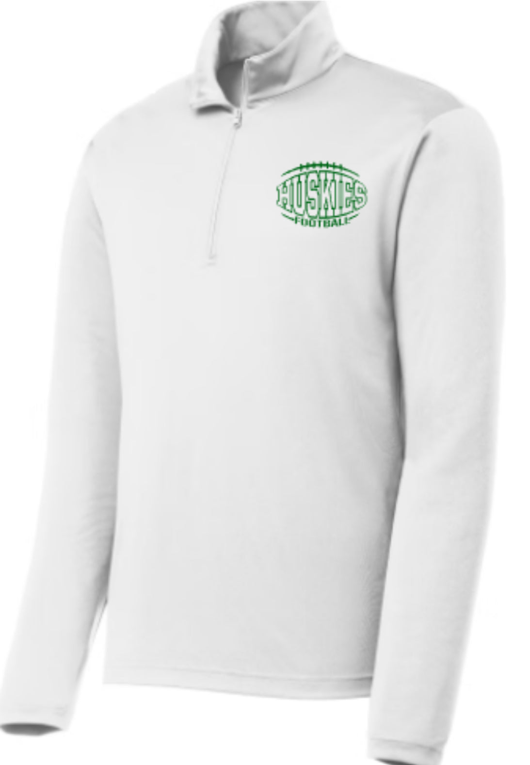Football Huskies Quarter Zip Performance Pullover