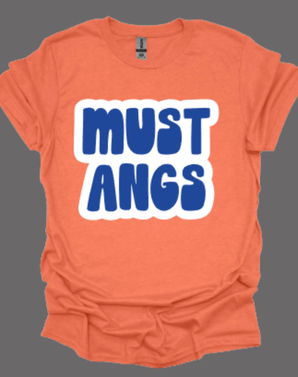 Mustangs Groovy Softstyle Tee