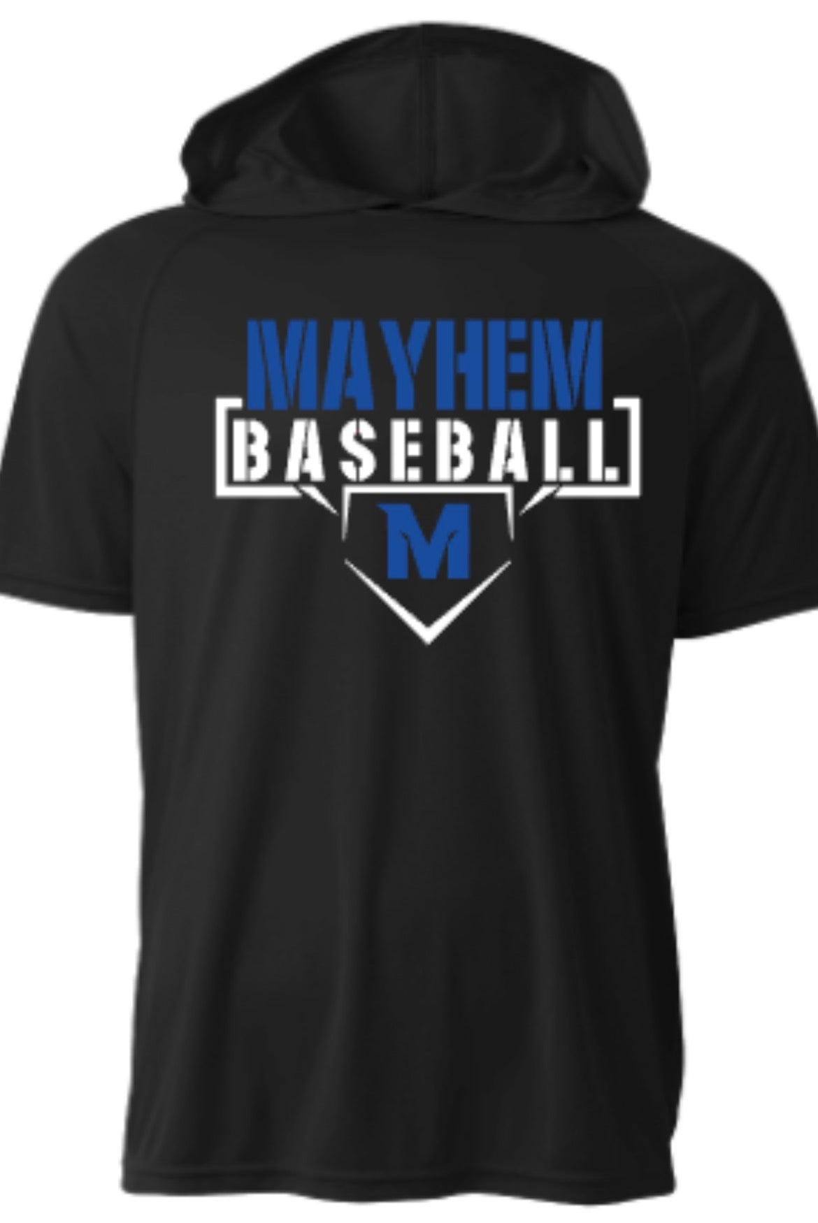Mayhem Baseball Short Sleeve Hooded Tee