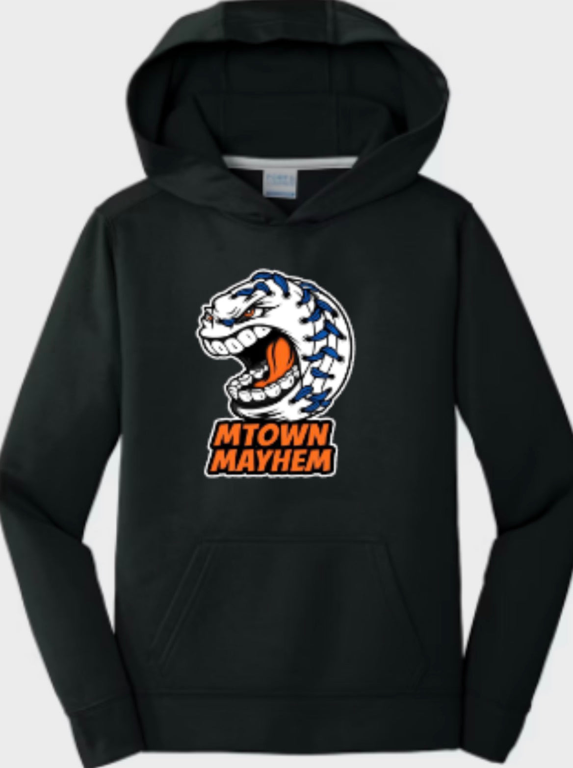 MTOWN Mayhem Logo Unisex Performance Fleece Pullover Hooded Sweatshirt