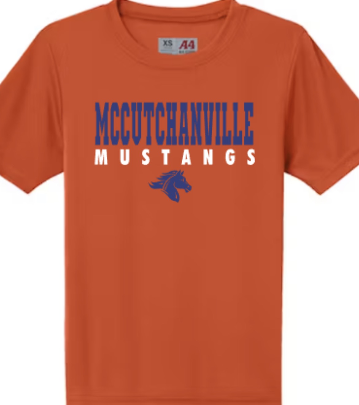 McCutchanville Mustangs Varsity Cooling Performance Tee