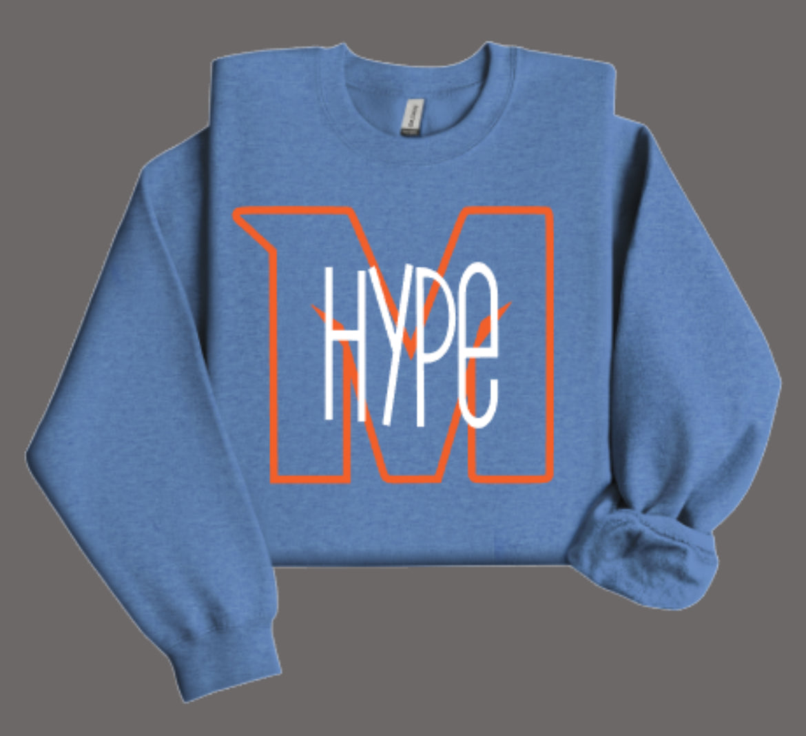 MTOWN Hype Bullpen Crewneck Sweatshirt
