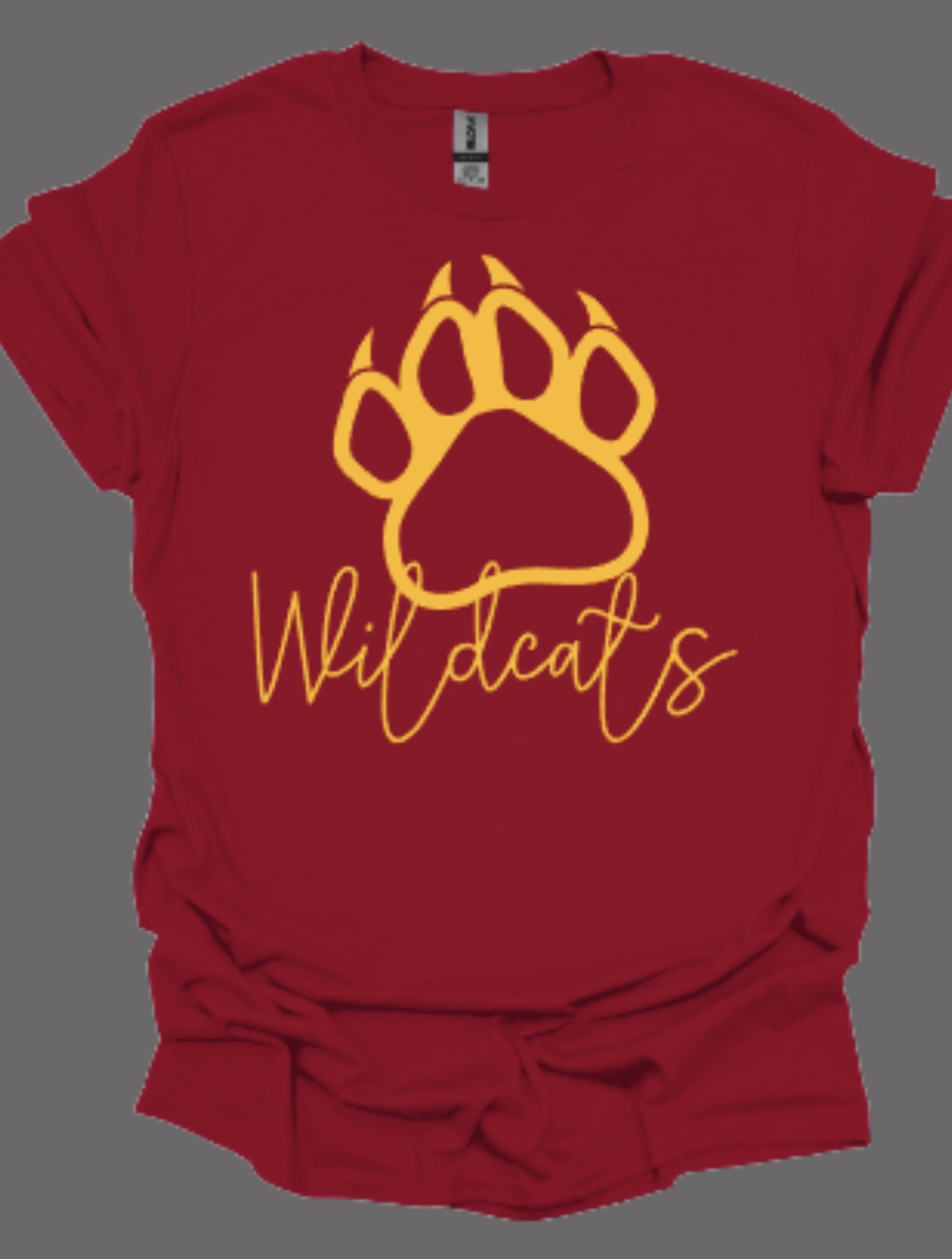 Wildcats Paw Softstyle Tee