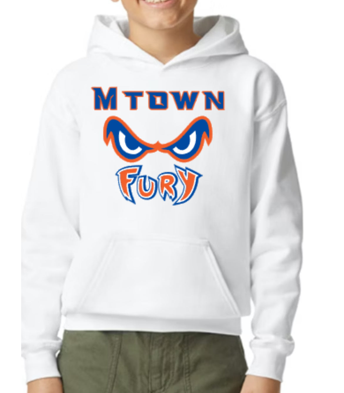 MTOWN FURY Hooded Cotton Blend Sweatshirt