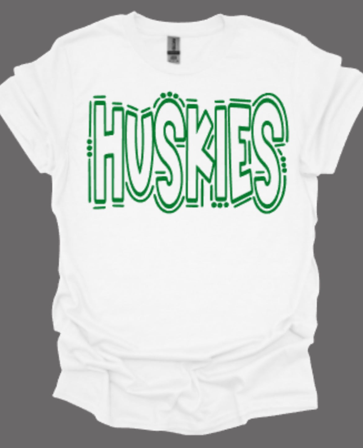 Huskies Doodle Softstyle Tee