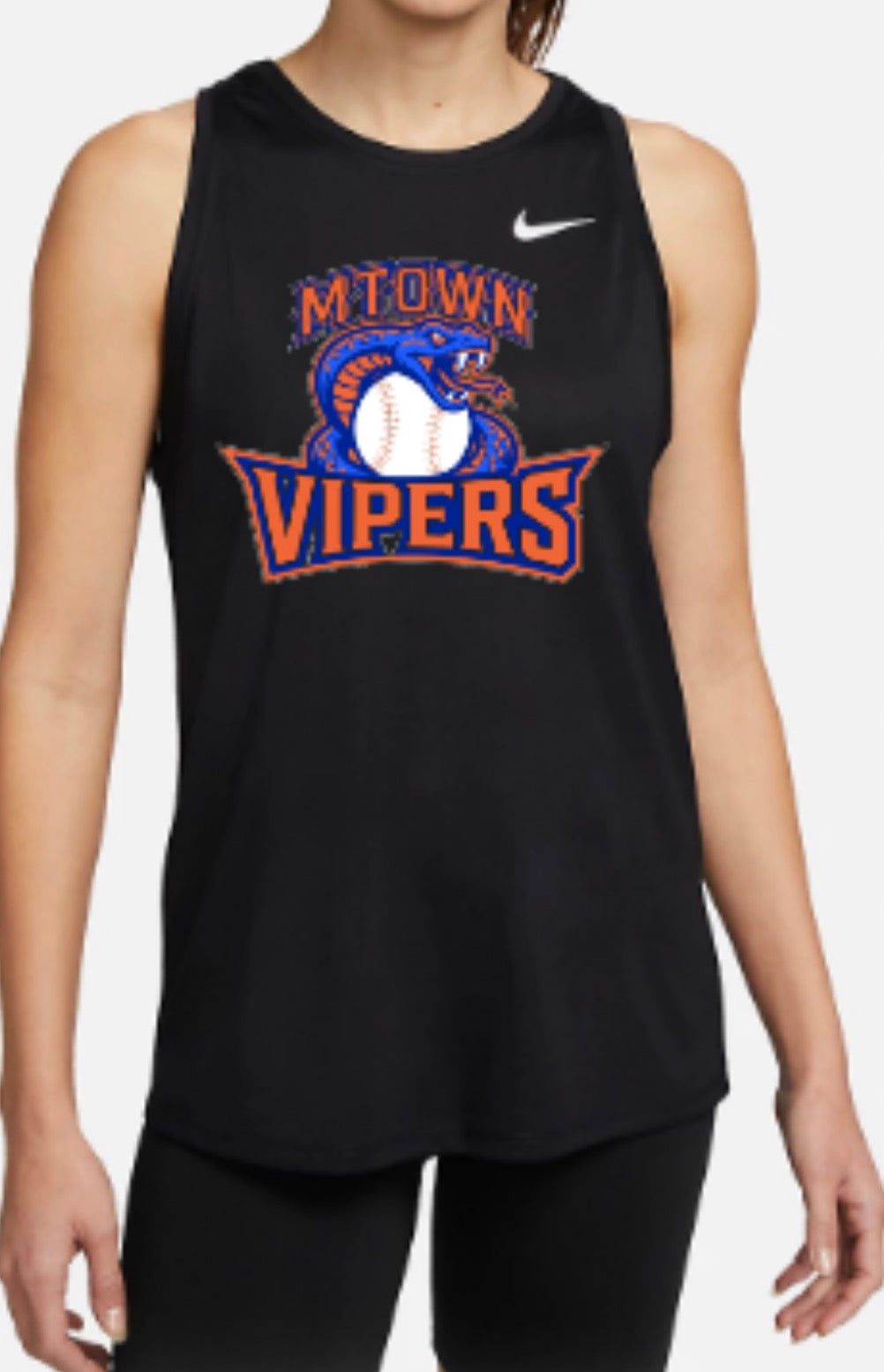 MTOWN Vipers Logo Nike Women's Dri-FIT Tank Top