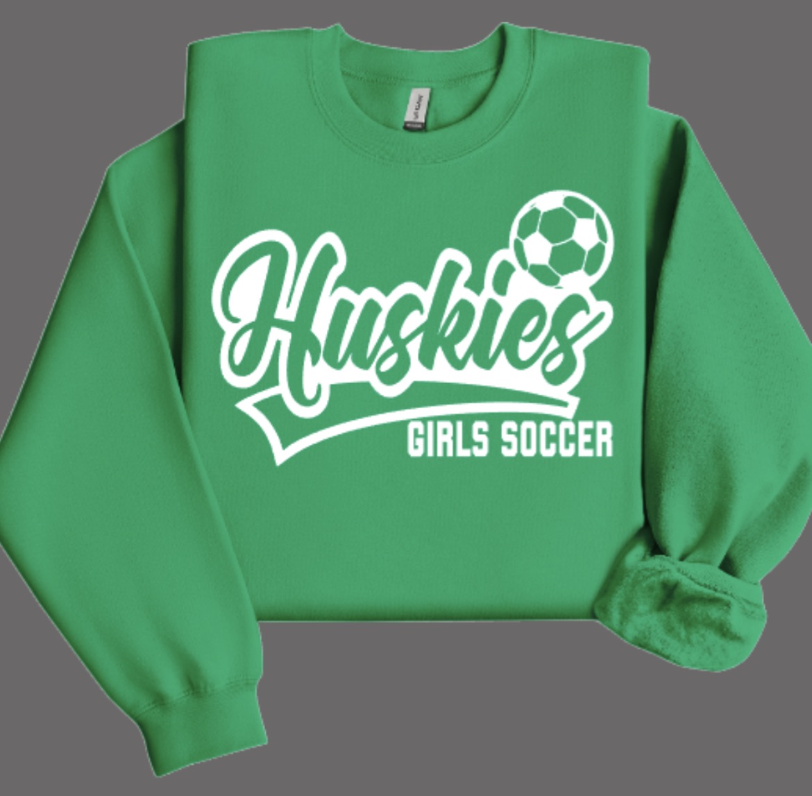 Huskies Girls Soccer Defender Crewneck Sweatshirt
