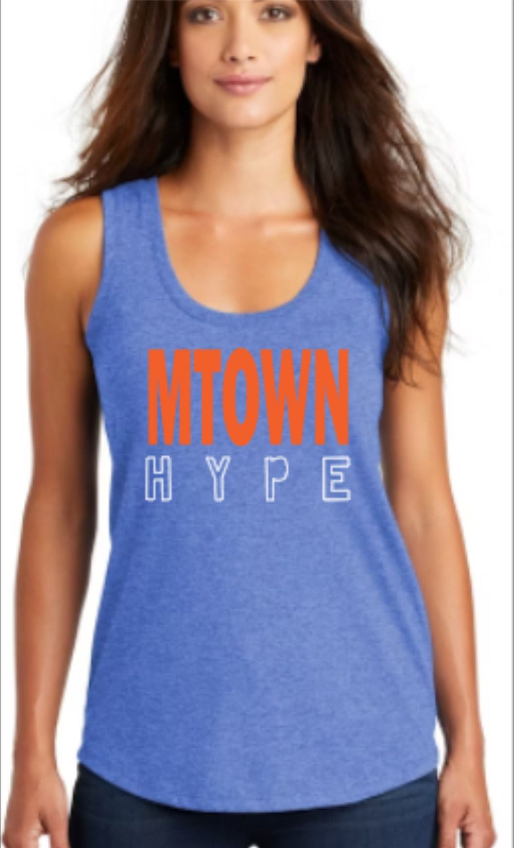MTOWN Hype Extra Innings Women's Perfect Tri Racerback Tank