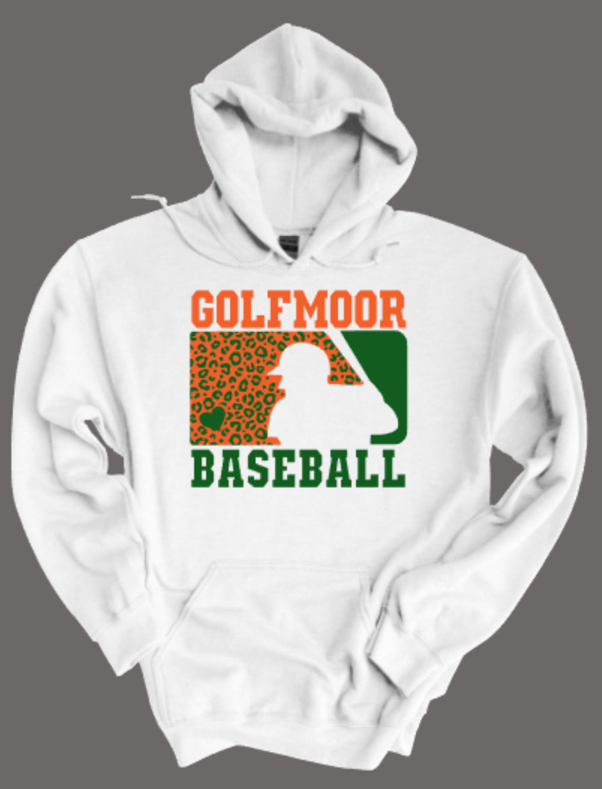 GOLFMOOR BASEBALL Major League Fleece Hooded Sweatshirt