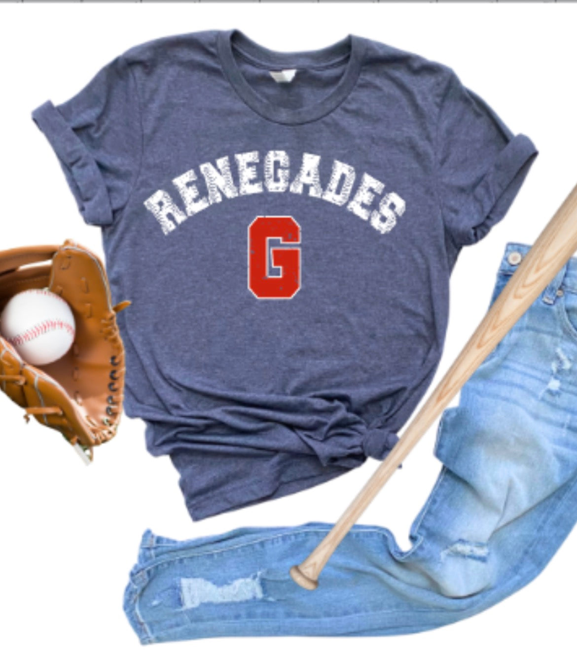 Golfmoor Renegades Base Hit Softstyle Tee